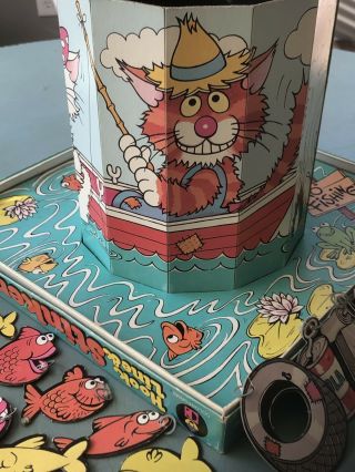 Vintage 1981 Colorforms Hook Line and Stinker Board Game RARE Near Complete 4