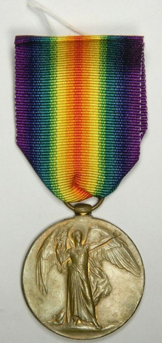 1919 Uk Ww1 Victory Medal Private In Rifle Brigade Rare