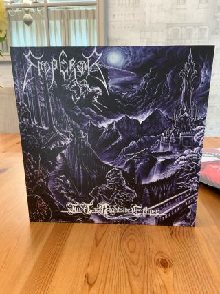 Emperor - In The Nightside Eclipse Death Black Metal Blue Vinyl Rare