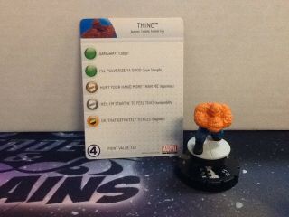 The Thing 038 38 Galactic Guardians Marvel Heroclix Rare (hcb17)