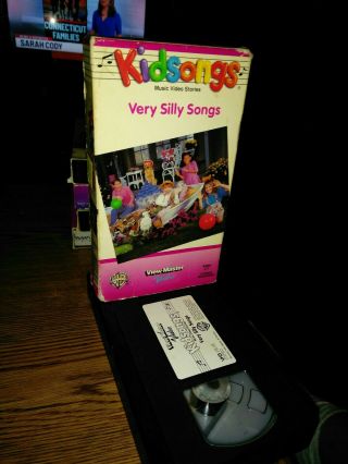 Kidsongs Very Silly Songs Sing Along Vhs Tape Movie Rare Htf Kids Childrens Song