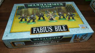 Warhammer 40k Chaos Fabius Bile & Henchmen Rare Oldhammer Sw Oop Mib