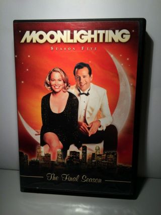 Moonlighting - Final Five 5 Season (dvd 2006,  3 - Disc Set) Bruce Willis Rare Oop