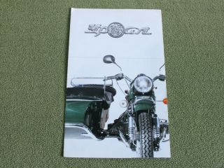 Ural Russian Motorcycles Model Line 2004 Year Big Size Brochure Rare