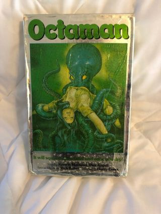 Octaman Big Box Vhs Rare Horror Movie Rick Baker