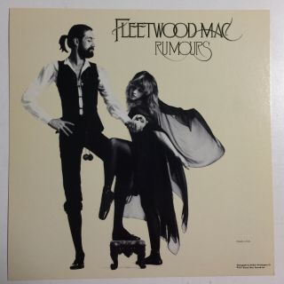 Fleetwood Mac Rumours Promo Album Flat Vintage Rare 1977 Stevie Nicks Nos