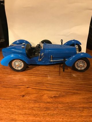 Rare Burago 1/18 1934 Bugatti Type 59 Blue (no Box)