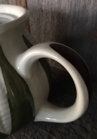 Rare Vintage Shawnee Pottery Co.  1941 White Corn King Teapot 7