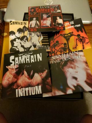 SAMHAIN BOX SET 5 CD Set,  VHS,  Book Rare OOP Danzig 5