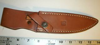 Tan Leather Fixed Blade Very Rare Al Mar Grunt 1 4020 Knife Belt Sheath
