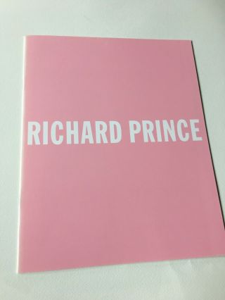 Richard Prince Rare Jablonka Art Book Limited Edition Of 500 1996 Un Signed