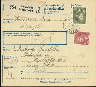 Very Rare Germany Ww2 Hodonin Concentration Camp Parcel Receipt Cover Holocaust
