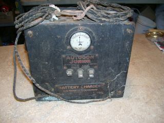 Antique Car Autogon Junior Car Battery Charger Very Rare