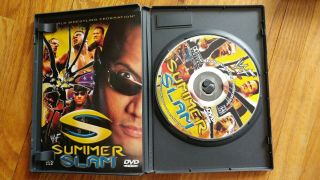 Wwf Summerslam 2000 dvd rare oop wwe wrestling The Rock tlc 2