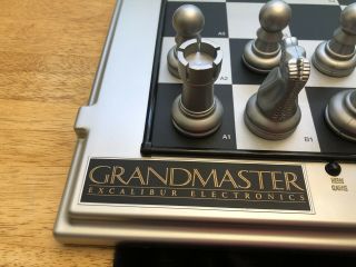 Excalibur Grandmaster Platinum Edition Electronic/Computer Chess Set - Rare 2