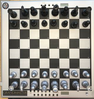 Excalibur Grandmaster Platinum Edition Electronic/Computer Chess Set - Rare 3