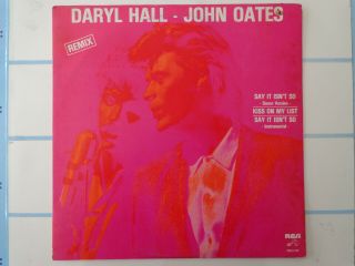 Daryl Hall John Oates Say It Isn´t So Mexican 12 " Ps Maxi 1984 Rare Mexico