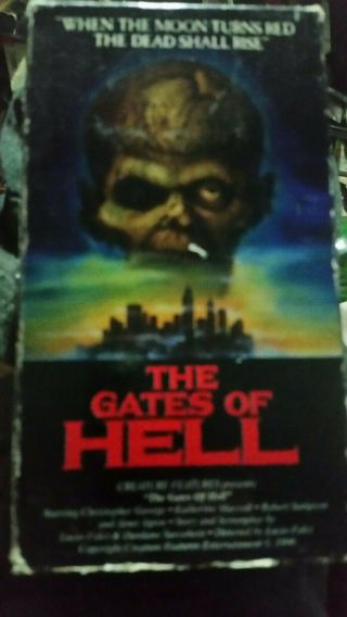 Gates Of Hell Aka City Of The Living Dead (vhs,  1996) Zombies,  Cult,  Rare