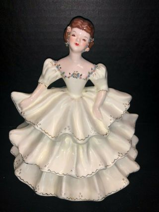 Vintage Rare Florence Ceramics Diana Figurine Jewel Box Pasadena California