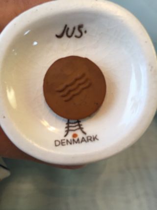 JUS Denmark Lille And Store Claus Salt Pepper Shakers Rare EUC With Cork Stopper 4