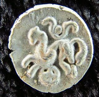 Rare Ancient Celtic Silver Obol Galic - Hungary Boii Circa 100 Bc (m29)