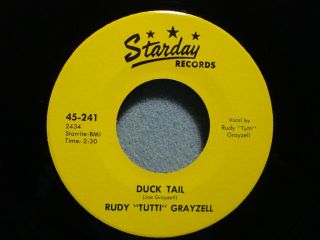 Rudy " Tutti " Grayzell " Duck Tail " 1956 Rare Rockabilly Starday