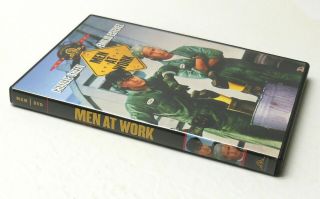 MEN AT WORK 1990 DVD RARE OOP Emilio Estevez Charlie Sheen VG Cond.  FAST 2