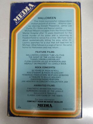 Rare Halloween media BETA complete Not VHS 2