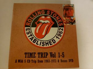 The Rolling Stones - Time Trip Vol.  1 - 5 Cd,  Dvd 293/600 Limited Box Rare