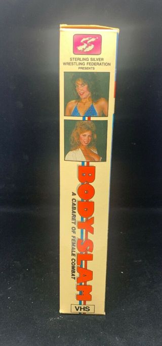 Body Slam A Cabaret Of Female Combat Rare Lady Wrestling VHS Large Box Video 2