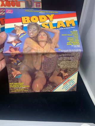 Body Slam A Cabaret Of Female Combat Rare Lady Wrestling VHS Large Box Video 5