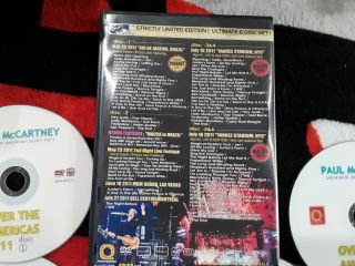 Paul Mccartney 6 dvd Brazil Yankee Stadium Las Vegas live The Beatles 2011 rare 2