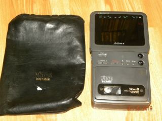 Sony Video 8 Walkman Gv - 9e Pal Digital 8 Ntsc Tv Cassette Recorder Vcr Rare