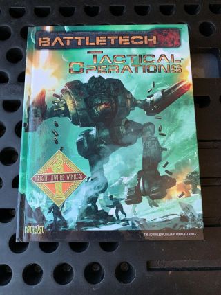 Battletech 35003: Battletech Tactical Operations Hardcover Rare Oop