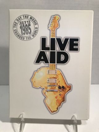 Live Aid (dvd,  2004,  4 - Disc Set) Vg,  Rare,  Htf,  Oop