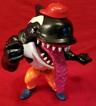 Street Sharks - Moby Lick - Rare - Street Wise Design 1995 Tongue Rare Hat