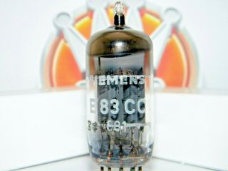 RARE TESTS NOS SIEMENS E83CC 12AX7 ECC83 ECC803S LOW - NOISE AUDIO GUITAR TUBE 5