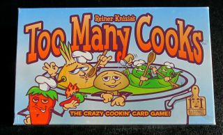 Too Many Cooks Card Game By Reiner Knizia - Rare