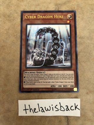 Yugioh Cyber Dragon Herz Cyho - En015 1st Edition Ultra Rare
