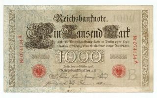 Germany Reichsbanknote 1000 Mark 1903 Rare