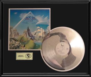 Asia Alpha Rare Gold Record Platinum Disc Lp Album Non Riaa