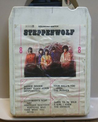 Steppenwolf - Self Titled - Rare 8 Track Tape -