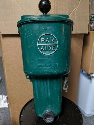 Par Aide Deluxe Golf Ball Washer Rare Great Fast Green