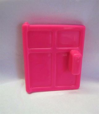 Fisher Price Little People Pink Replacement Door For Blue Roofed Dollhouse Rare