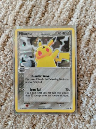 Rare Holographic Promo Delta Species Pikachu (035) Pokemon Card - Nm With Sleeve