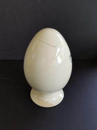 Rare Vintage Lagardo Tackett Ceramic Egghead Condom Holder – Signed 1958 4