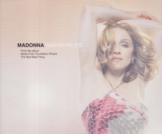 Madonna American Pie Australian Cd Single Rare 2000 Remixes The Next Best Thing