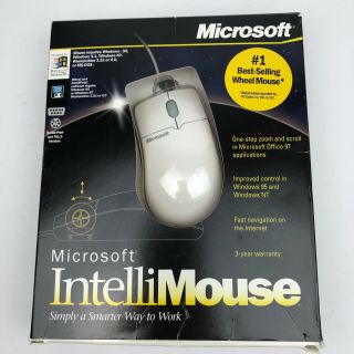 Microsoft Intellimouse Vintage 1996 Rare