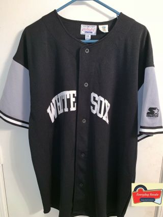 Rare Vintage 90s Starter Chicago White Sox Mlb Albert Belle Jersey Men 