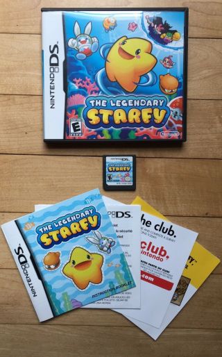 The Legendary Starfy - Nintendo Ds - Authentic - Complete - Rare -